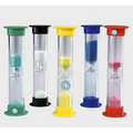 Promotional 5mn High Plastic Hourglass Shower Sand Timer
